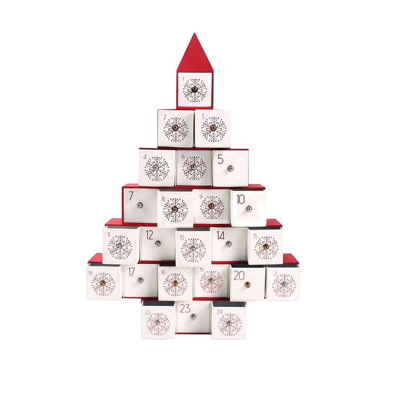 Custom Triangle Christmas Advent Gift Box Manufacturer