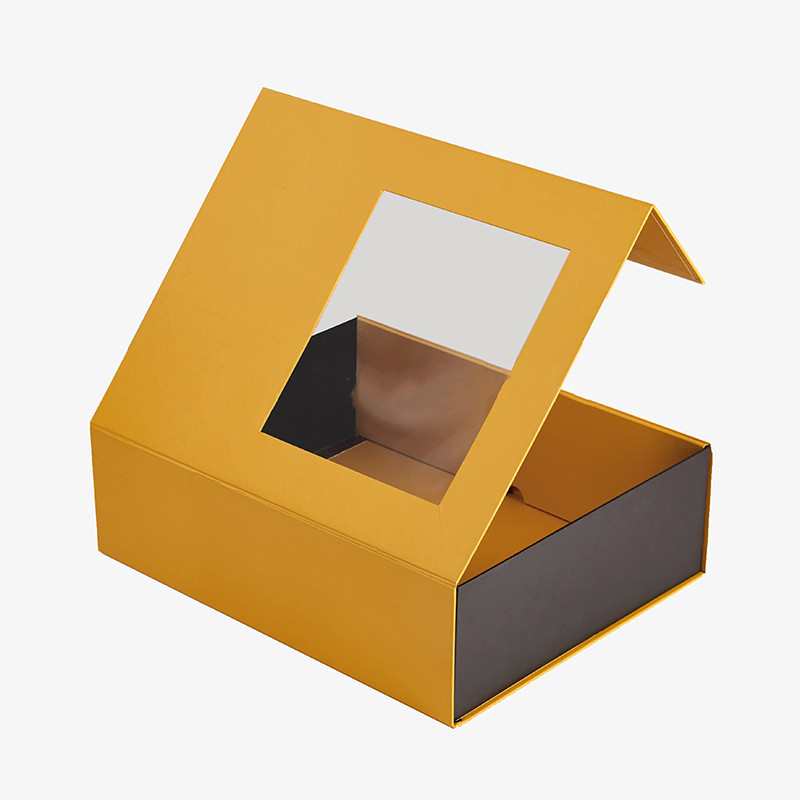 Custom Rigid Window Box with Magnetic Closure