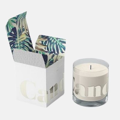 Wholesale Gold Foil UV Logo Candle Box