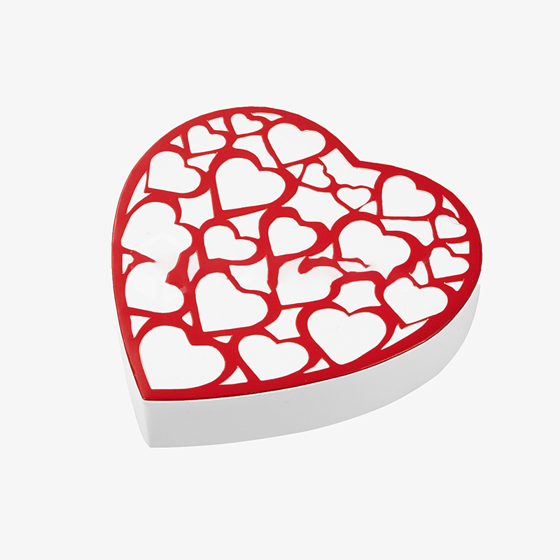Heart Shaped Box with Heart Overlay