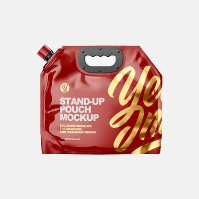 Glossy Stand Up Pouches with Spout