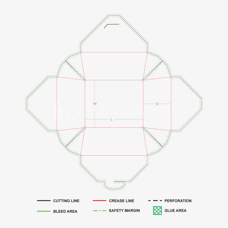 Custom Single Hook Paper Take Out Boxes