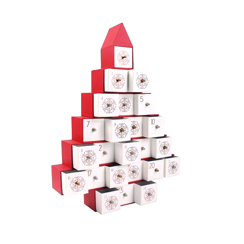 Custom Triangle Christmas Advent Gift Box Manufacturer