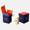 Wholesale Gold Foil UV Logo Candle Box