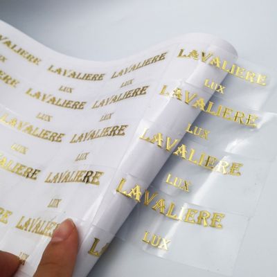 Transparent Labels Text Sticker
