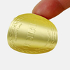 Custom Matte Gold Embossed Sticker Wholesale