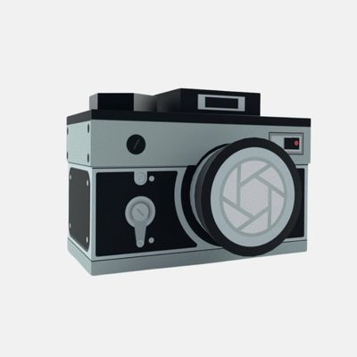 Retro Camera Gift box
