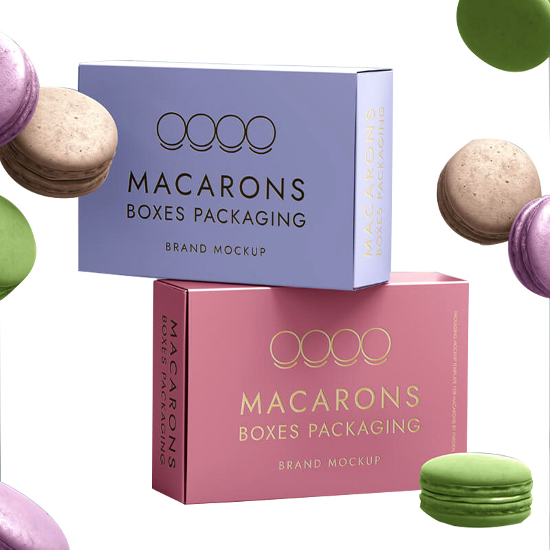 Custom Corrugated Macarons Paper Box