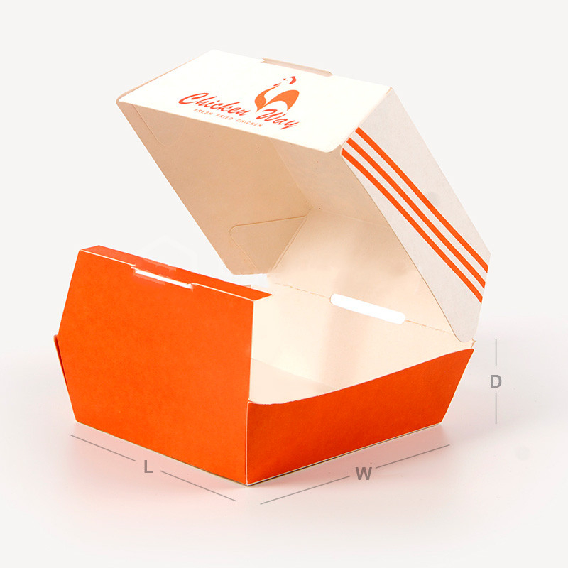 Custom Printed Burger Boxes from China manufacturer - CN Eco Packaging