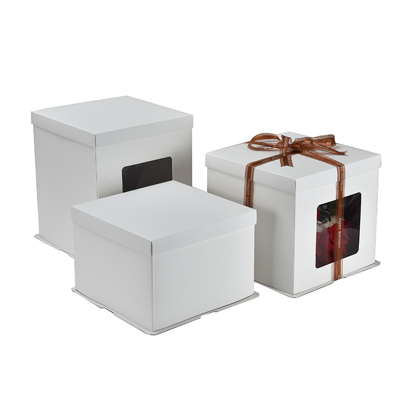 Custom Cake Box with Lid