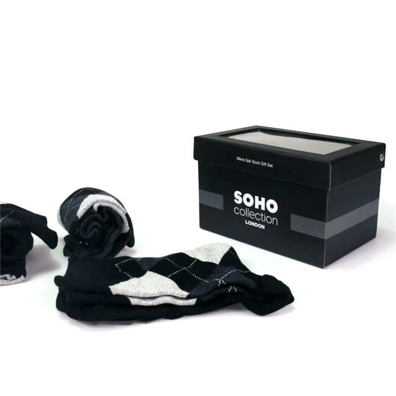Folding Custom Socks Rigid Gift Box