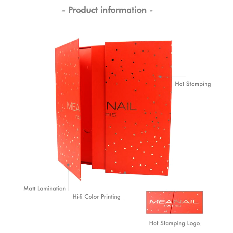 Wholesale Customised Red Tearable Christmas Advent Gift Boxes