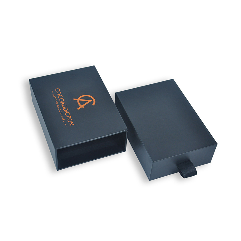 Custom Matte Logo Hot Foil Stamped Drawer Boxes Wholesale