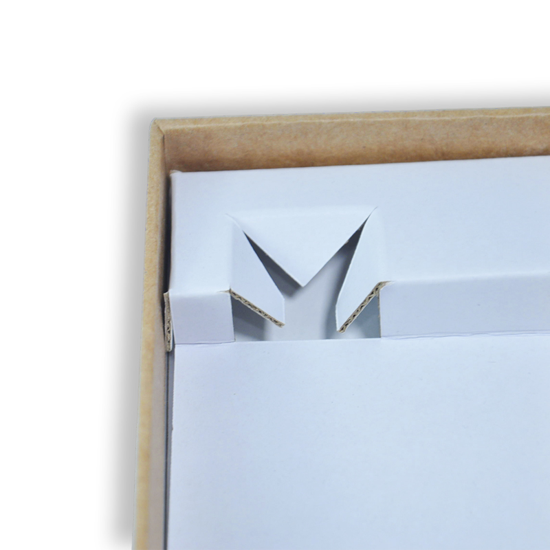 Custom Lid And Base Cardboard Rigid Box with Corrugated Cardboard Lining