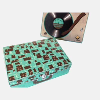 Custom Record Player Paper Box
