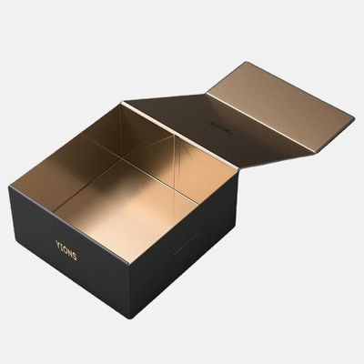 Black Clothing Folding Flip Gift Box Wholesale