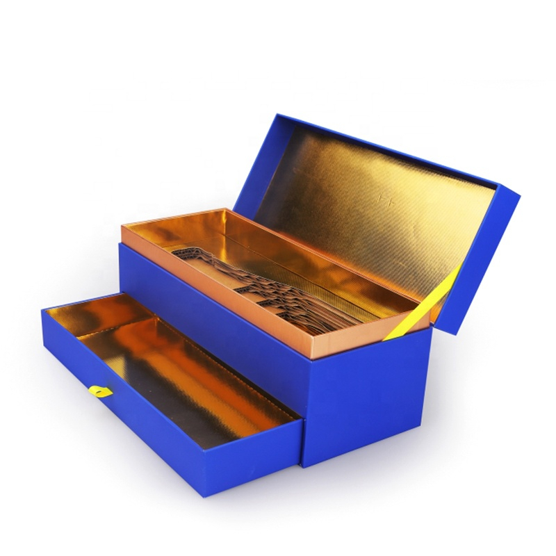 Custom Red Wine Luxury Rigid Boxes