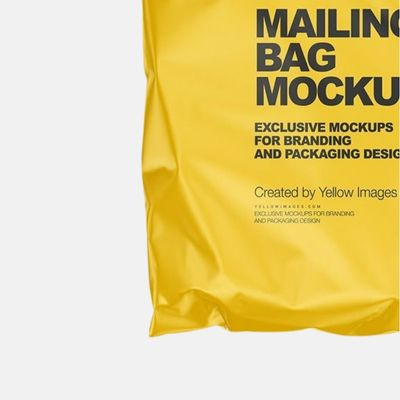 Custom Yellow Mailer Bags