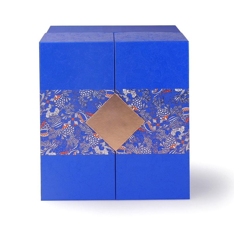 Custom Blue Christmas Advent 24 Calendar Box
