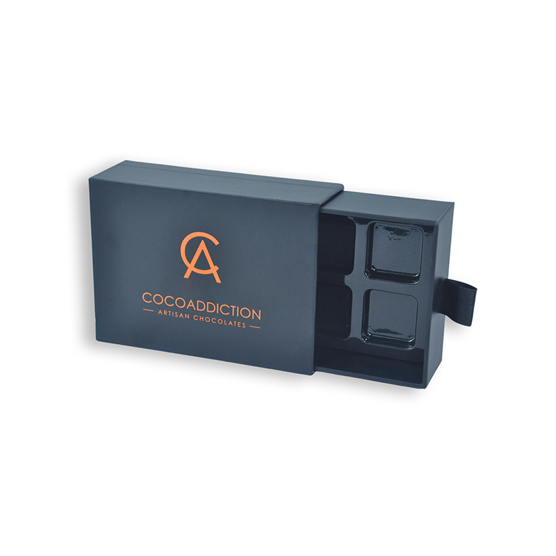 Custom Matte Logo Hot Foil Stamped Drawer Boxes Wholesale