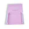 Wholesale Custom Printed Pink Foldable Rigid Box