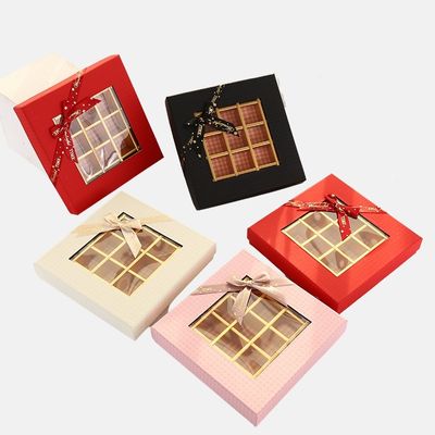 Custom Square Window Chocolate Box