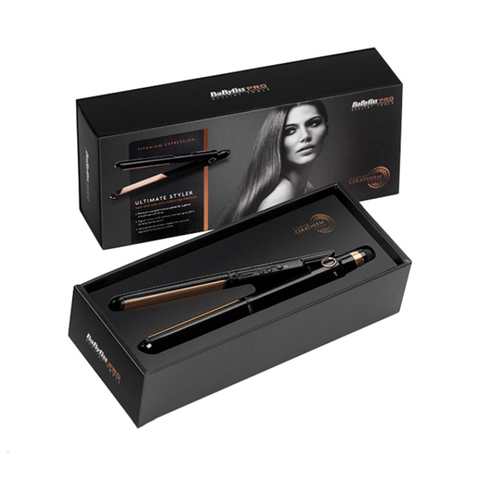 Hair straightener curler box