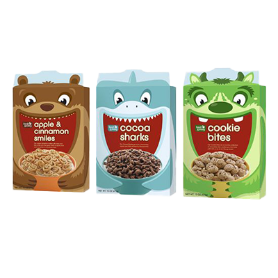 Custom Colorful Cereal Boxes