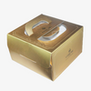 Custom Metallic Gold Cake Box Supplier
