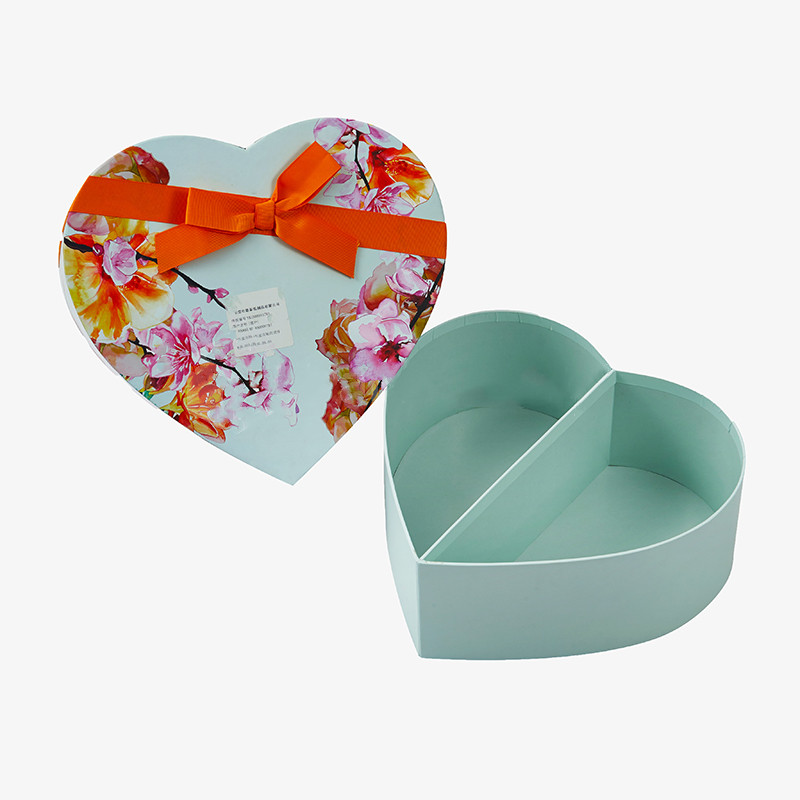 Flower Heart Shaped with Ribbon