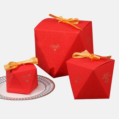 Wholesale Cardboard Dessert Boxes with Ribbon