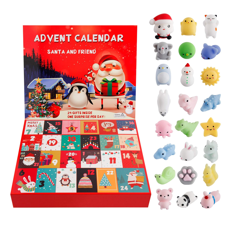 Empty Advent Christmas Calendars Gift Box