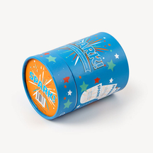 Custom Blue Cylinder Paper Box Wholesale
