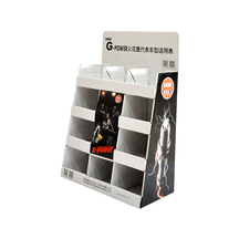 Custom Three Shelves Paper Countertop Display for Auto Parts
