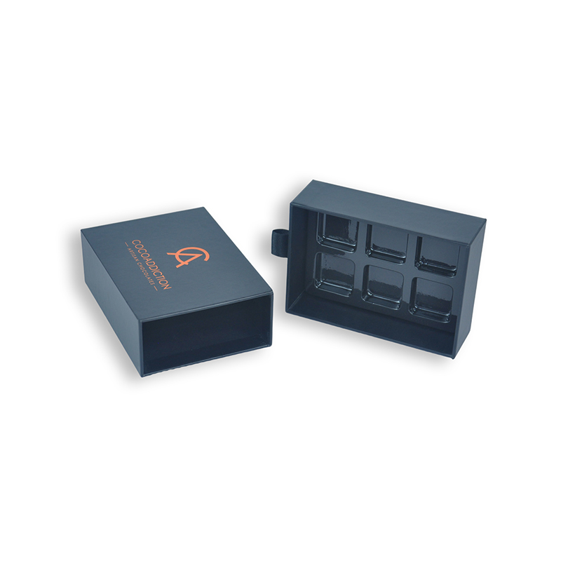 Custom Matte Logo Hot Foil Stamped Drawer Boxes Wholesale