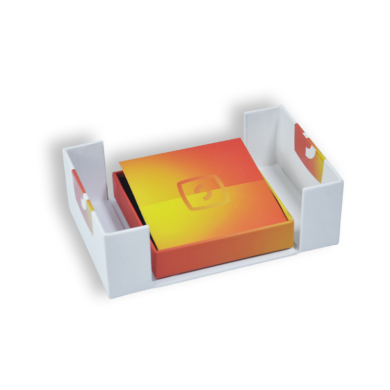 Custom Double Door Rigid Box with Partial Printing And Insert