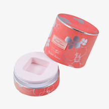 Round Shaped Perfume Box with Insert