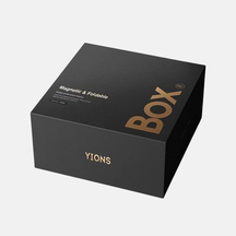 Black Clothing Folding Flip Gift Box Wholesale