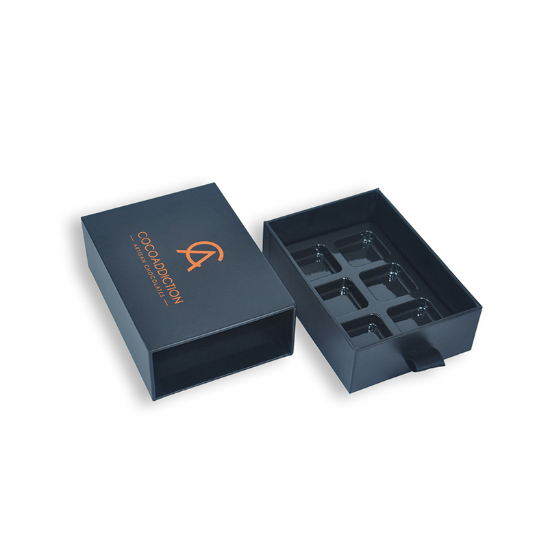 Custom Matte Logo Hot Foil Stamped Drawer Boxes Wholesale