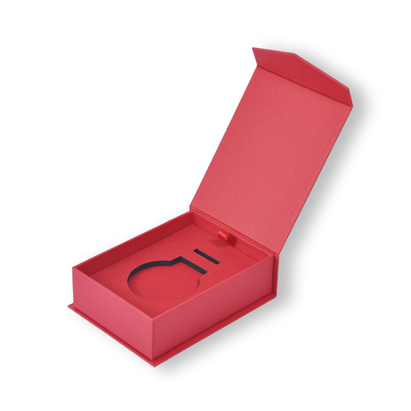 Custom Red Magnetic Gift Box with Insert