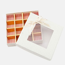 Custom Square Window Chocolate Box