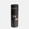 Black Headphones Paper Tubes