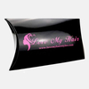 Custom Glossy Black Hair Pillow Box