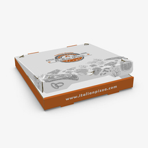 Custom White Pizza Boxes
