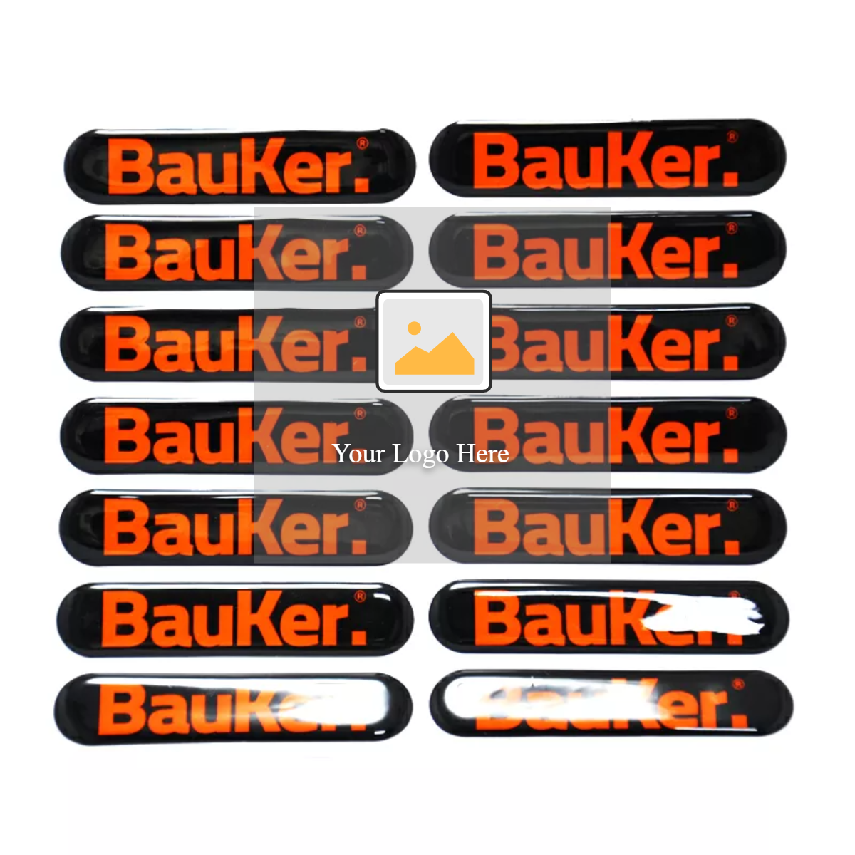 Custom Manufacturer Epoxy Sticker Packaging Label