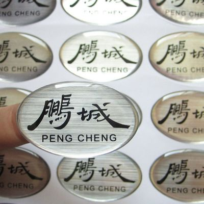 Customized 3D Logo Epoxy Label