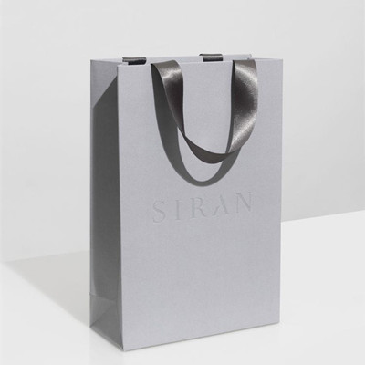 Custom Grey Paper Bag
