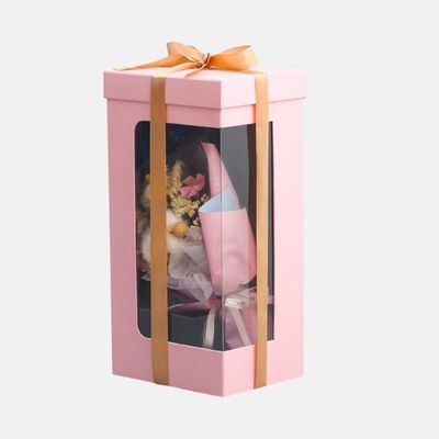 Custom Flower Gift Box with Window Manufacturer