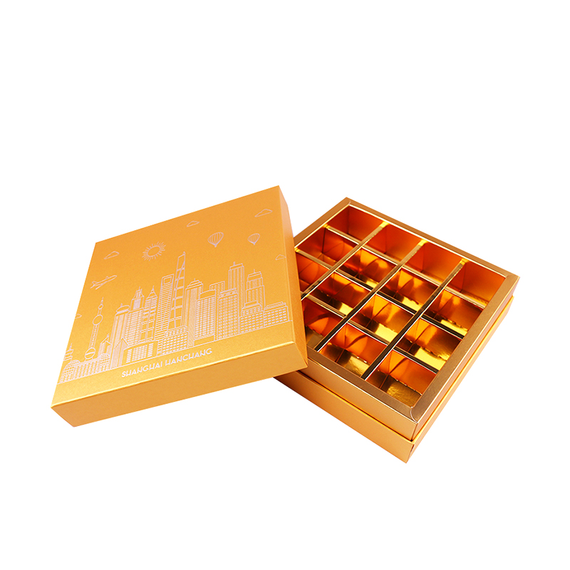 Custom Paper Grids Packaging Chocolate Box