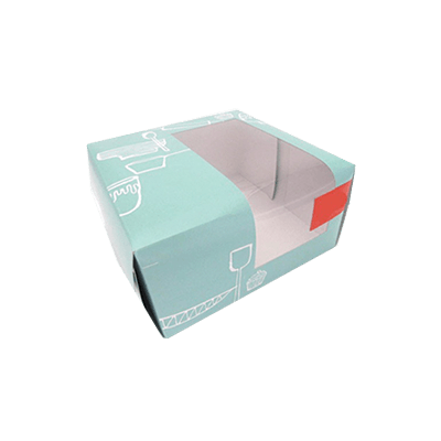 Custom Printed Window Cake Packaging Boxes